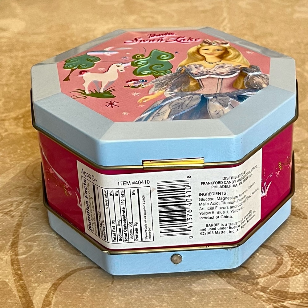 Vintage 2003 Barbie Of Swan Lake Candy Tin - Picture 3 of 10